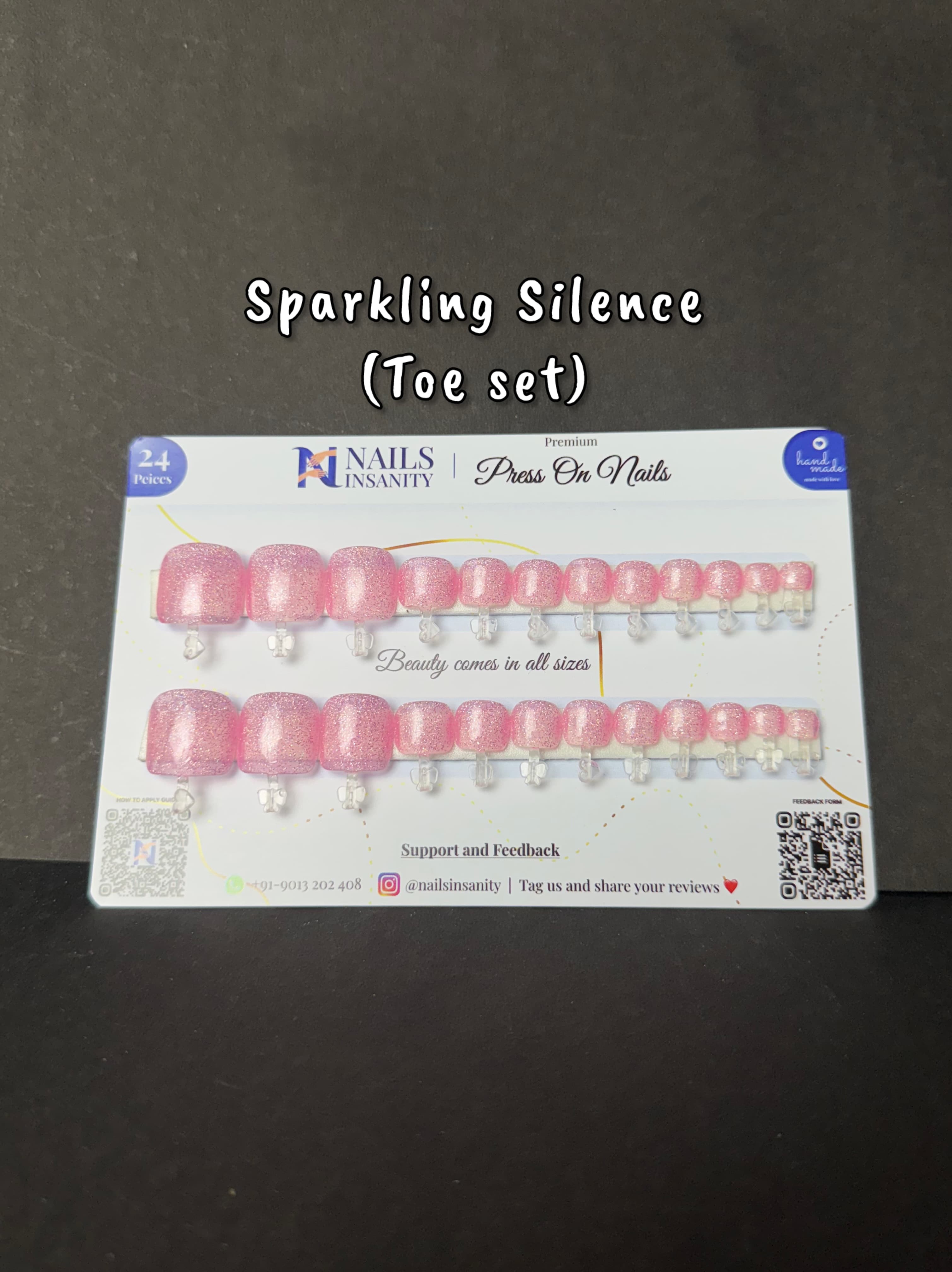 Sparkling Silence Toe Set